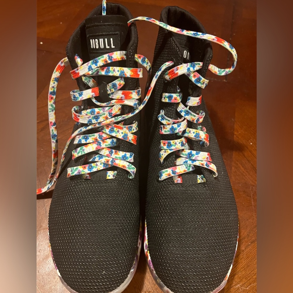 NoBull Black High Top Daisy Trainer